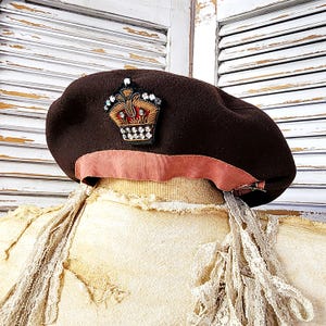 Vintage Brown Beret - Etsy display picture 1