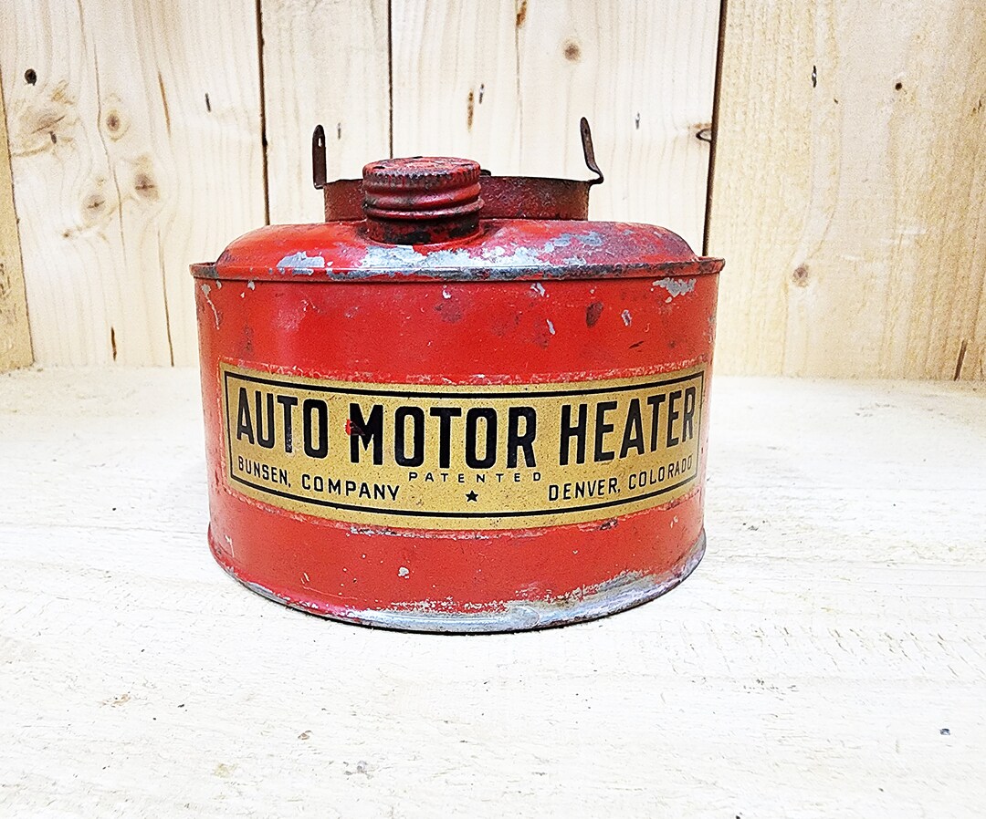 Vintage Bunsen Auto Motor Heater With Missing Parts Missing Etsy