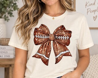 Football Bow PNG, Glitter Lace Design, Digital Download, Clipart For Sublimation