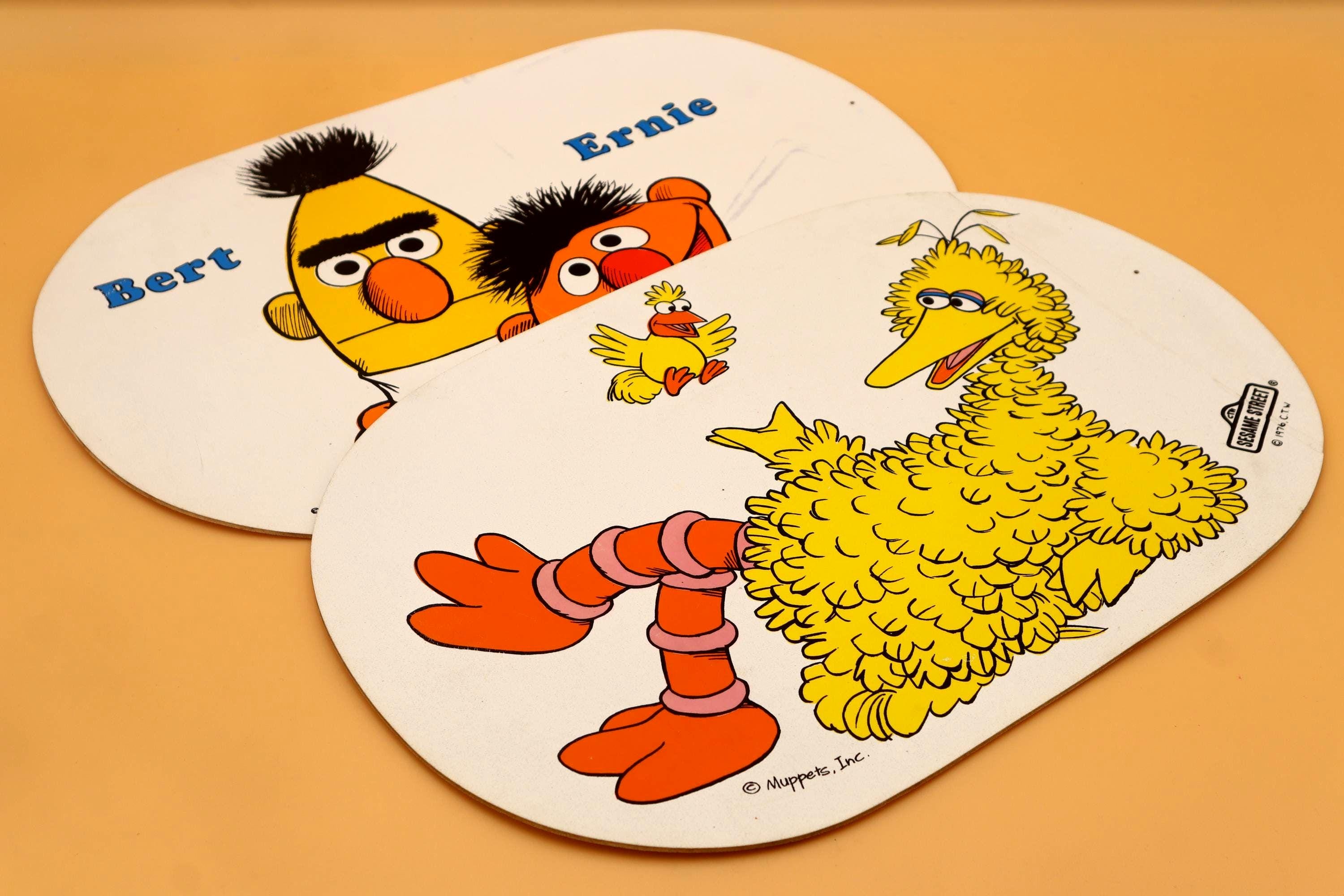 Vintage Sesame Street Place Mats - Etsy