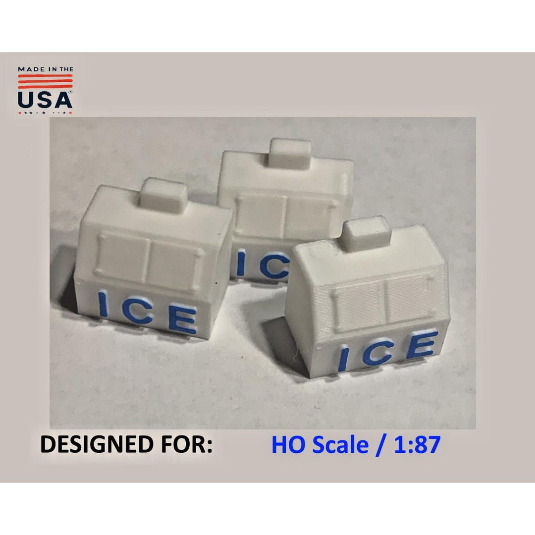HO Scale Ice Machines - 3 Pack | Realistic | Model Railroad Accessory ...