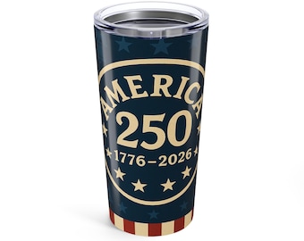 America 250 roestvrijstalen beker | 1776 tot 2026 VS 250e verjaardagsbeker