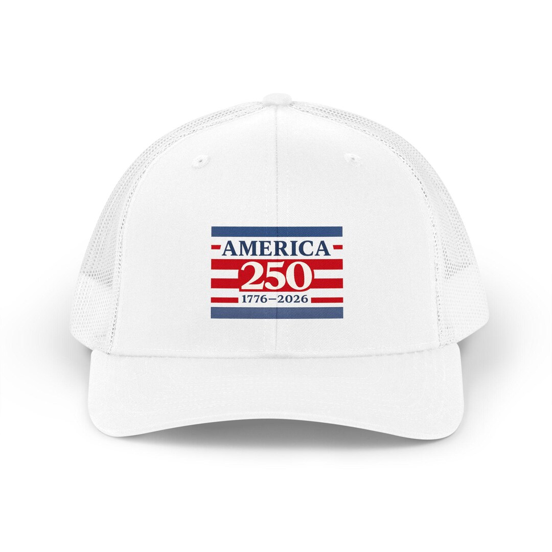 America 250 Retro Flag Trucker Hat | 1776-2026 - Etsy