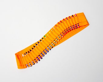 Kids Crayon Bandolier - Gold