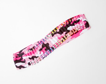 Kids Crayon Bandolier - Pink Camo