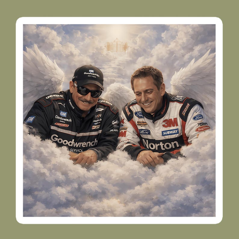 Rip Nascar Dale Earnhardt Vs Greg Biffle Sticker, Sticker Decal NASCAR ...
