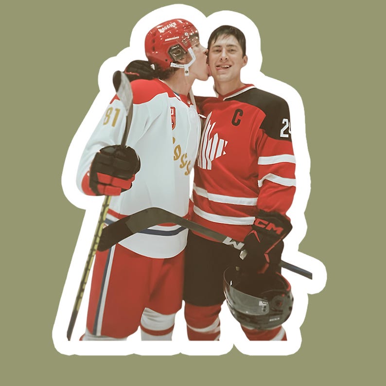 Heated Rivalry Sticker & Car Magnet, Hockey Jersey Sticker, Car Magnet ...