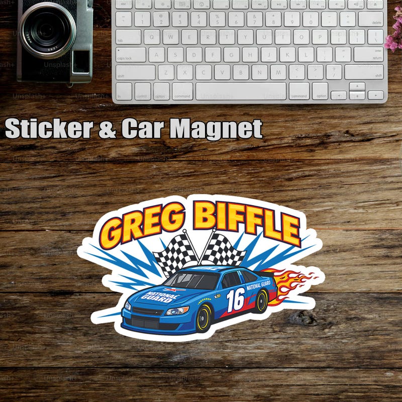 Greg's Sticker Greg Biffle Sticker - Etsy