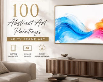 100 Abstract Digital Art Files | Samsung TV Frame