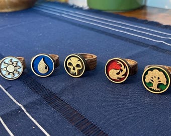Wooden Magic Signet Ring