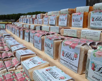 Soap of the Month Club 3 month's of gorgeous soap by Bliss Soaps, Shampoos, & Lotions