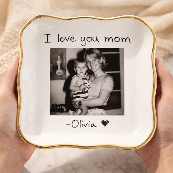 Photo Ring Dish, Gifts For Mom, Mothers Day Gifts, Gift For Her, Mom Gift, Grandma Gift, Mother Of The Bride, Unique Mom Gifts, Mother Grand