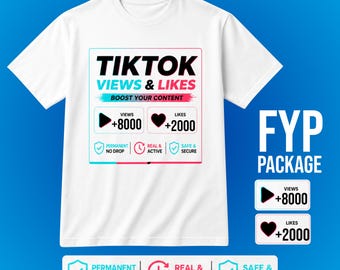8K+ TikTok Video Promotion +2000 Likes | Boost Content Visibility & Audience Reach | Social Media Marketing Service