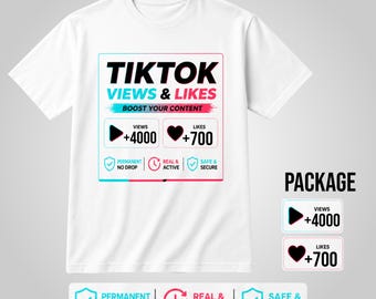 4000+ TikTok Video Promotion +700 Likes | Boost Content Visibility & Audience Reach | Social Media Marketing Service