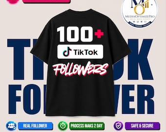 TikTok Growth Package 100+ Real Followers | Media Optimize Pro | Social Media Marketing | Fast & Secure Delivery