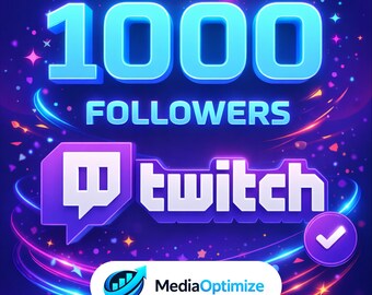1000+ Twitch Followers | Grow Your Twitch Channel | Twitch Promotion Fast Service