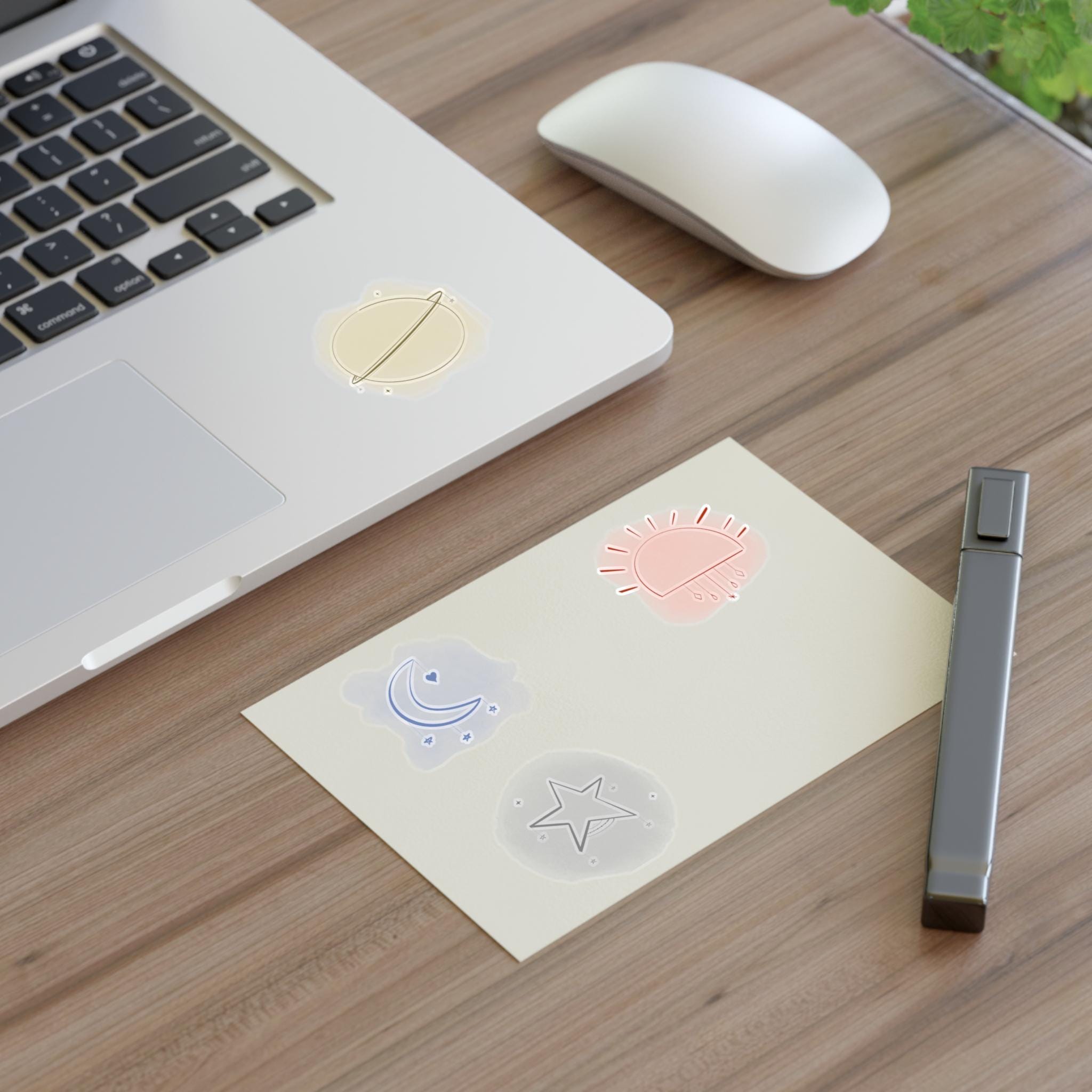 Celestial Sticker Sheet | Moon Sun Star Printable Stickers | Boho ...