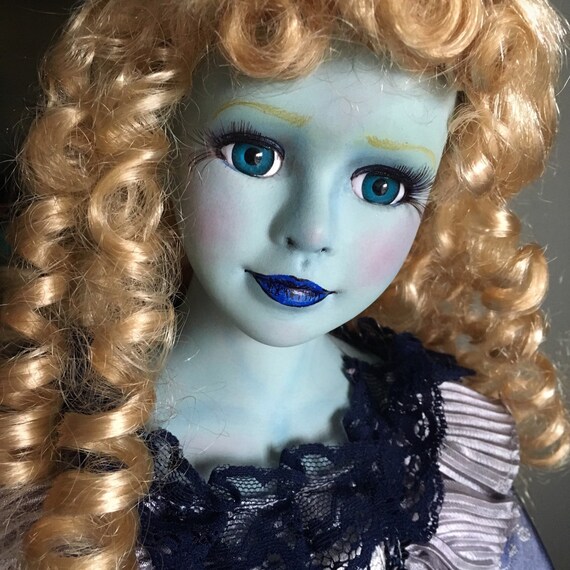 halloween porcelain doll
