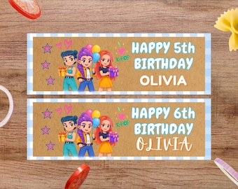 Kpop Birthday Banner Template 2x6 | Editable & Printable