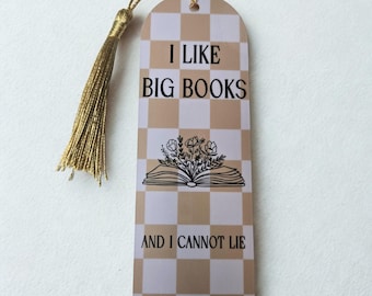 I Like Big Books, Double Sided Laminated Cardstock Bookmark