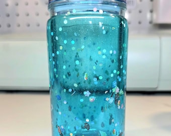Lava Drip Aquarium 16 oz Snowglobe Tumbler