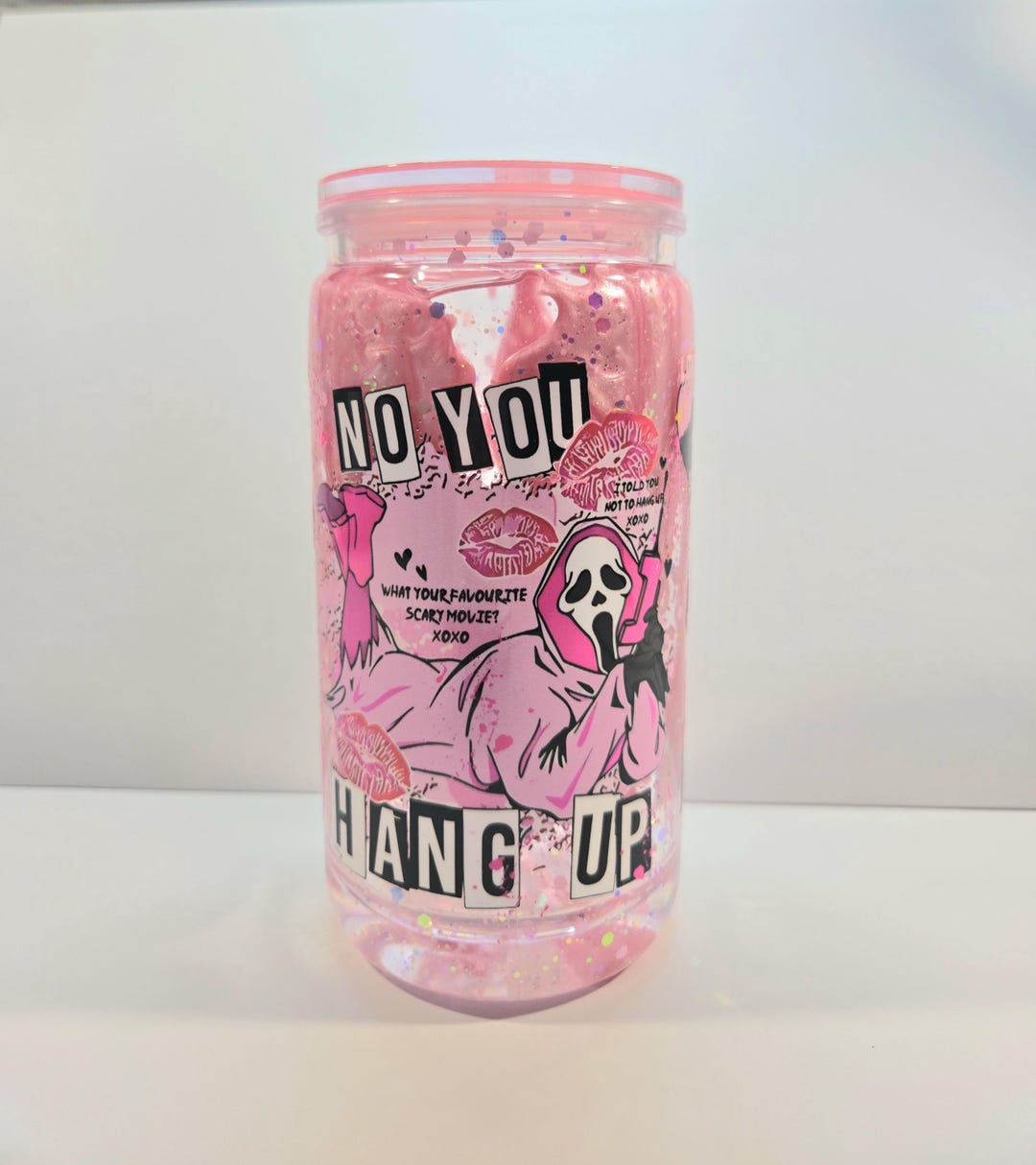 Scream Drip Scream Valentines Lava Drip 16 Oz Snowglobe Tumbler - Etsy