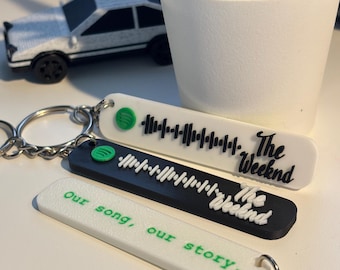 spotify code keychain