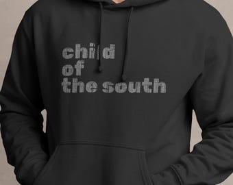 Personalizable Child of the South Hoodie | Southern Pride Pullover | Regional Love Gift