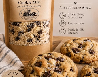 Thick NY Style Chocolate Chip Cookie Mix | Bakery Style, Easy Baking
