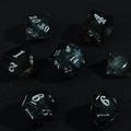 Black Liquid Core Dice with Sharp Edge, Resin Liquid Dice, D&D Dice Set Mystery, Dnd Player Gift product logo