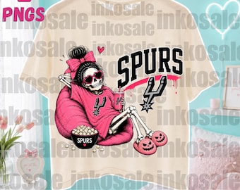 Spurs PNG Spurs Fan T-Shirt  San Antonio Basketball Gift, Silver and Black Game Day Graphic Tee, Sporty Game Day Sublimation, Cute Game Day