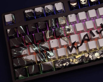 Kaiju No. 8 Keycap Set Japanese PBT 108 Key Cherry MX Style