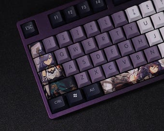 Fu Hua Keycap Set Honkai Impact 3rd Japanese PBT 108 Key Cherry MX Style