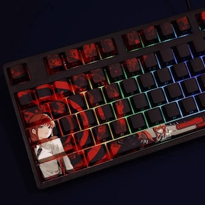 Ensemble de capuchons de clés Makima pour tronçonneuse japonaise PBT 108 clés Cherry MX Style