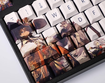 Azur Lane Keycap Set Japanese PBT 108 Key Cherry MX Style