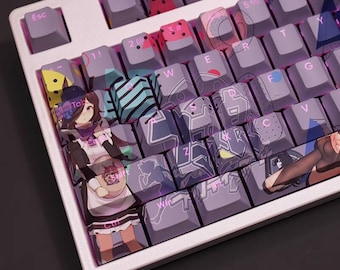 ライスシャワー ウマ娘 キーキャップ：PBT チェリープロファイル、108