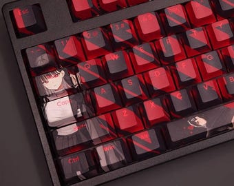 Felicia Mitsuki Keycap Set Blue Archive Japanese PBT 108 Key Cherry MX Style