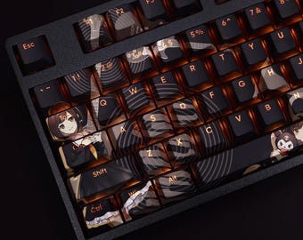 Ena Shinonome Keycap Set Japanese PBT 108 Key Cherry MX Style
