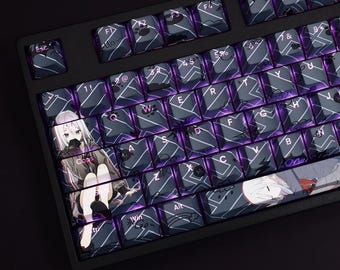 Yoisaki Kanade Keycap Set Japanese PBT 108 Key Cherry MX Style