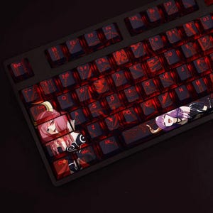 Aura Keycap Set Frieren Japan PBT 108 Key Cherry MX Style