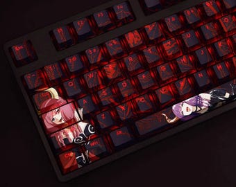 Aura Keycap Set Frieren Japanese PBT 108 Key Cherry MX Style