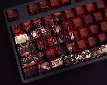 Burnice Keycap Set Zenless Zone Zero Japanese PBT 108 Key Cherry MX Style