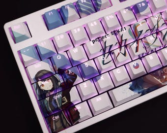 Shiraishi An Keycap Set Japanese PBT 108 Key Cherry MX Style