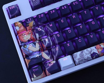 Tamamo-no-Mae Keycap Set Fate/Grand Order Japanese PBT 108 Key OEM MX Style