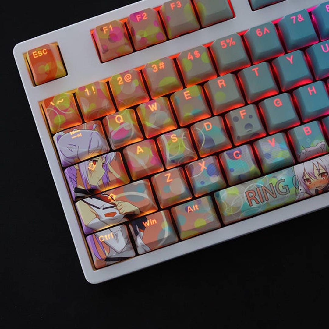 Isla Keycap Set Plastic Memories Japanese PBT 108 Key OEM MX Style - Etsy
