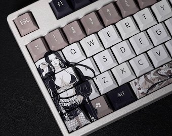 Boa Hancock Keycap Set One Piece Japanese PBT 108 Key Cherry MX Style