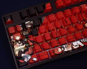 Ukinami Keycap Set Zenless Zone Zero Japanese PBT 108 Key Cherry MX Style