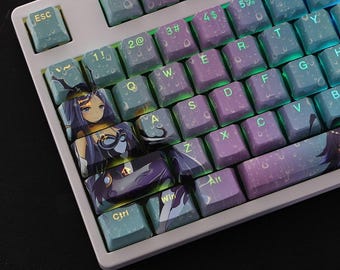 Bonanus Keycap Set Genshin Impact Japanese PBT 108 Key Cherry MX Style