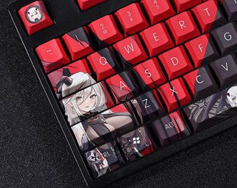 Ägir Keycap Set Azur Lane Japanese PBT 108 Key Cherry MX Style