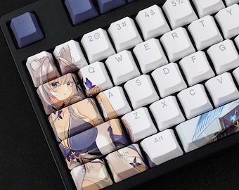 Shinano Keycap Set Azur Lane Japanese PBT 108 Key OEM MX Style